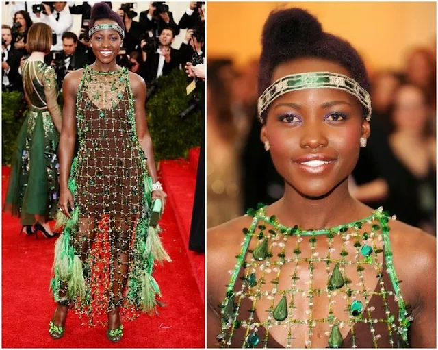 Lupita Nyong’o in Prada – 2014 Met Gala