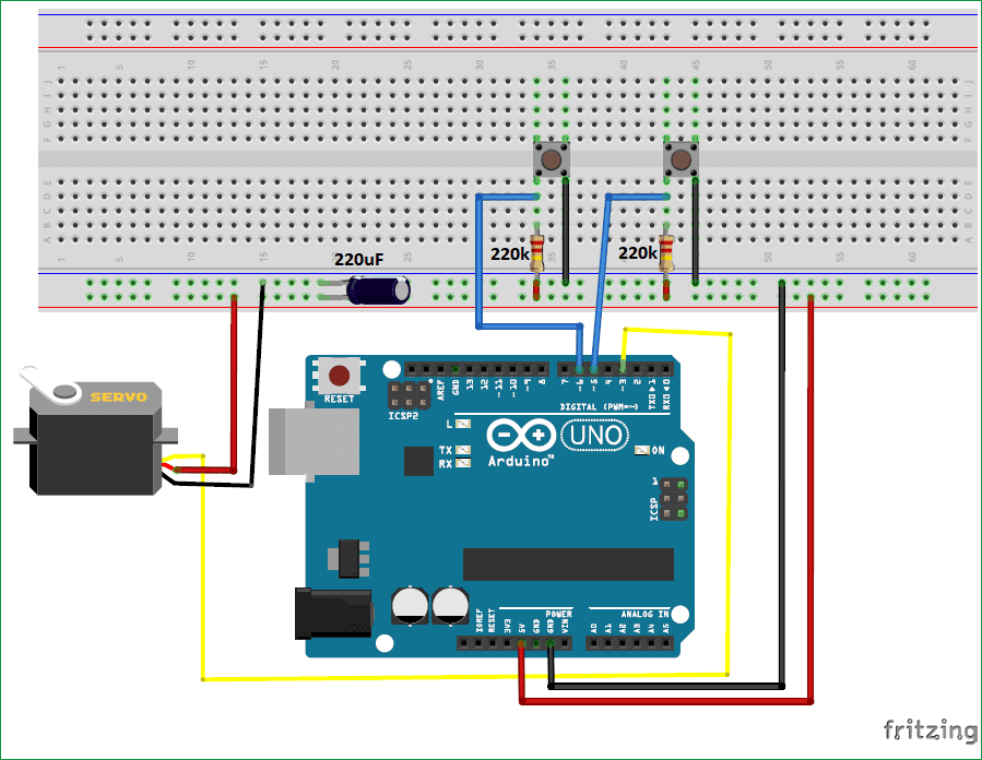 Wiring The Cable: Servo Motor Arduino Wiring Diagram