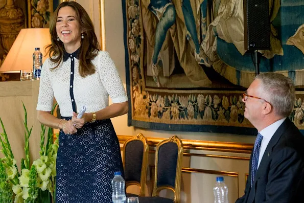 Crown Princess Mary of Denmark visited the Princess Mary Foundation