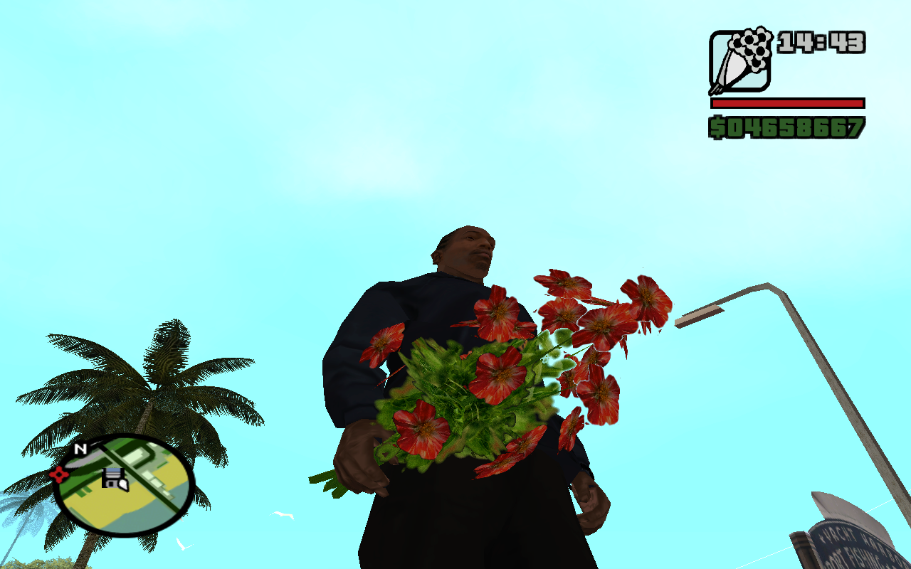 GTA Mods Buquê de Flores GTA San Andreas