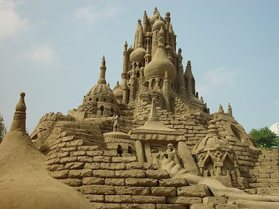 Castle Sand Art