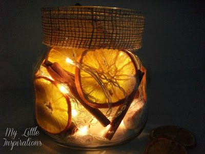 DIY Lampada con Arance essicate 4 - MLI