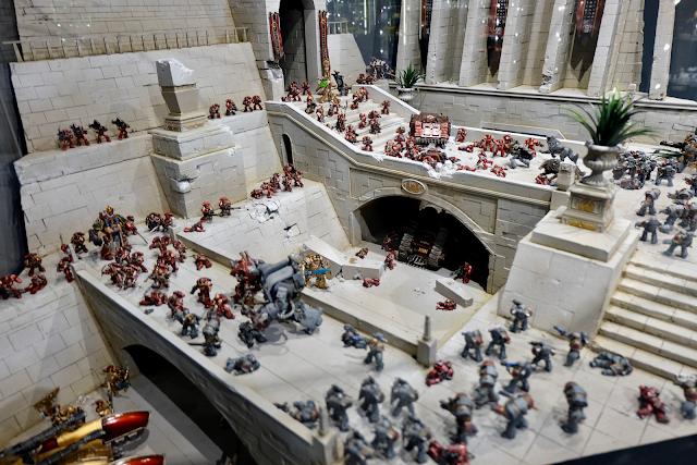 An iconic of the moment Heresy, this sees the Space Wolves eradicate heresy from tainted brothers - The Thousand Sons The Burning of Prospero