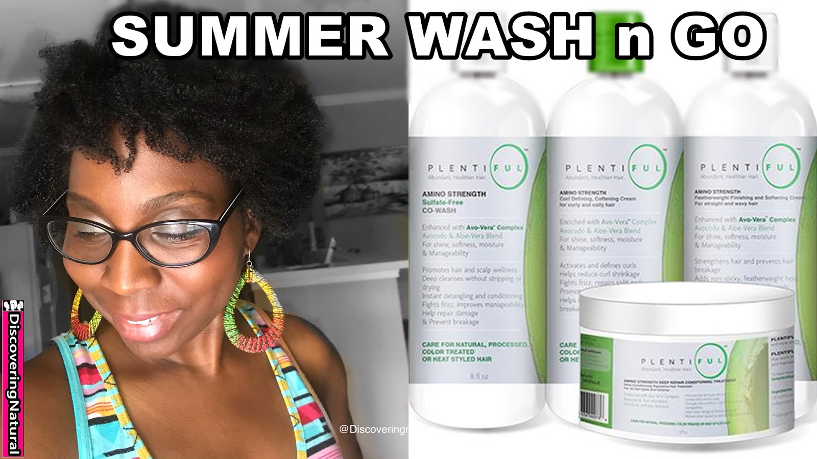 Discoveringnatural Summer Wash And Go Natural Hair Routine Ft I