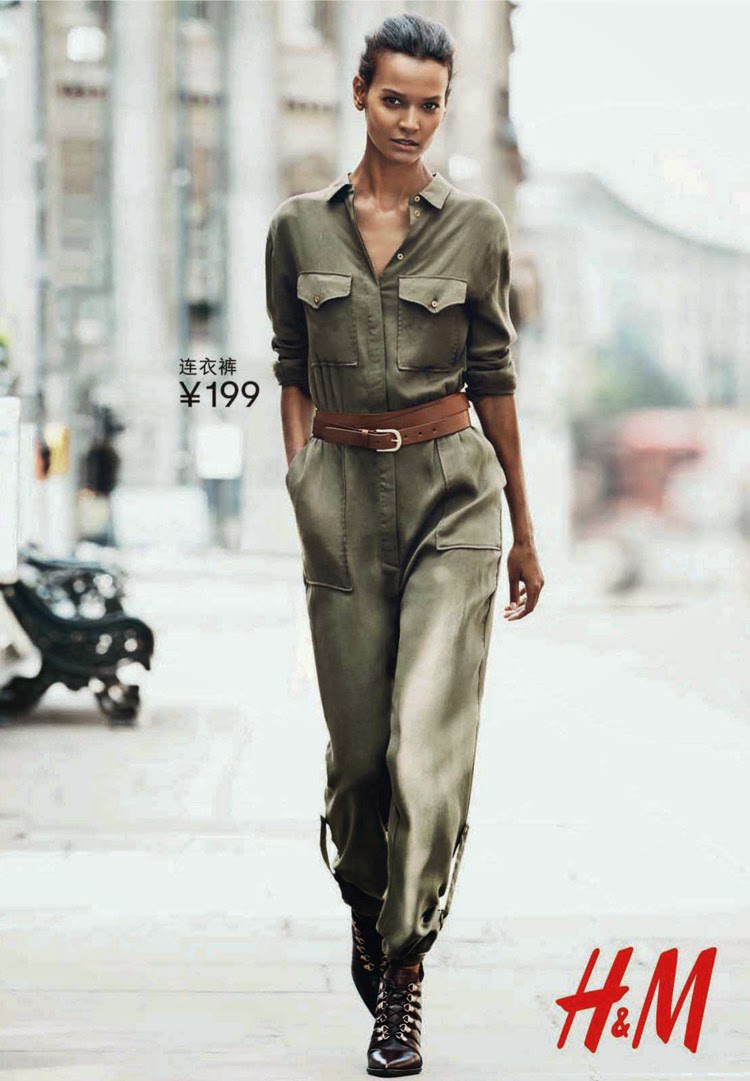 H&M Fall/Winter 2014 Campaign featuring Natasha Poly, Liya Kebede and