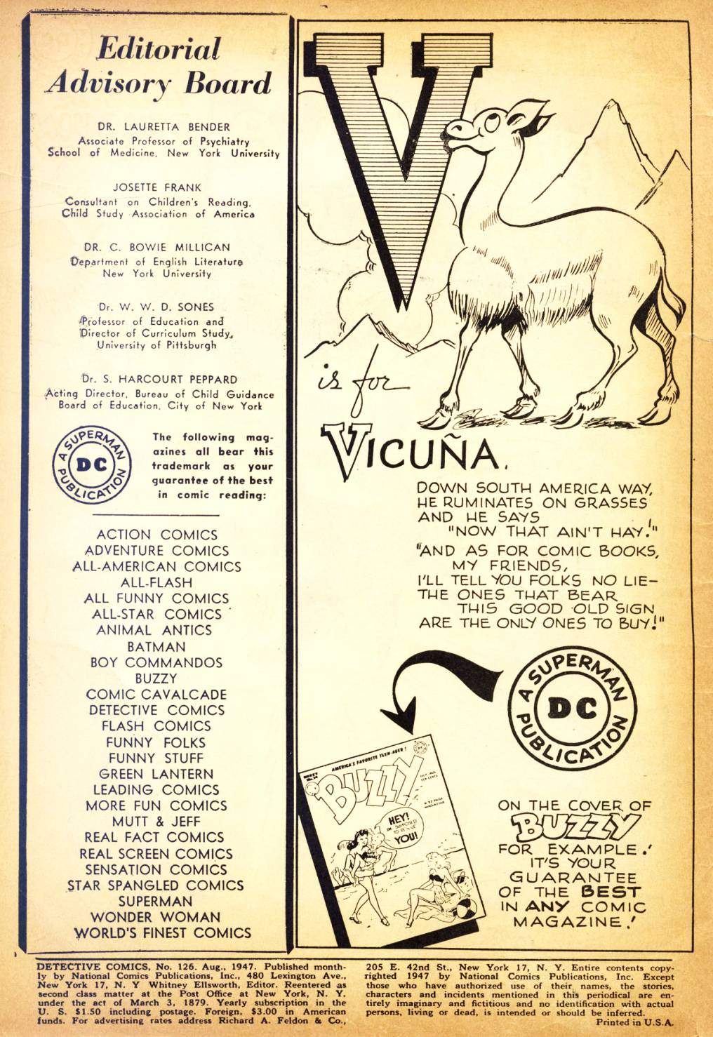 Read online Detective Comics (1937) comic -  Issue #126 - 2