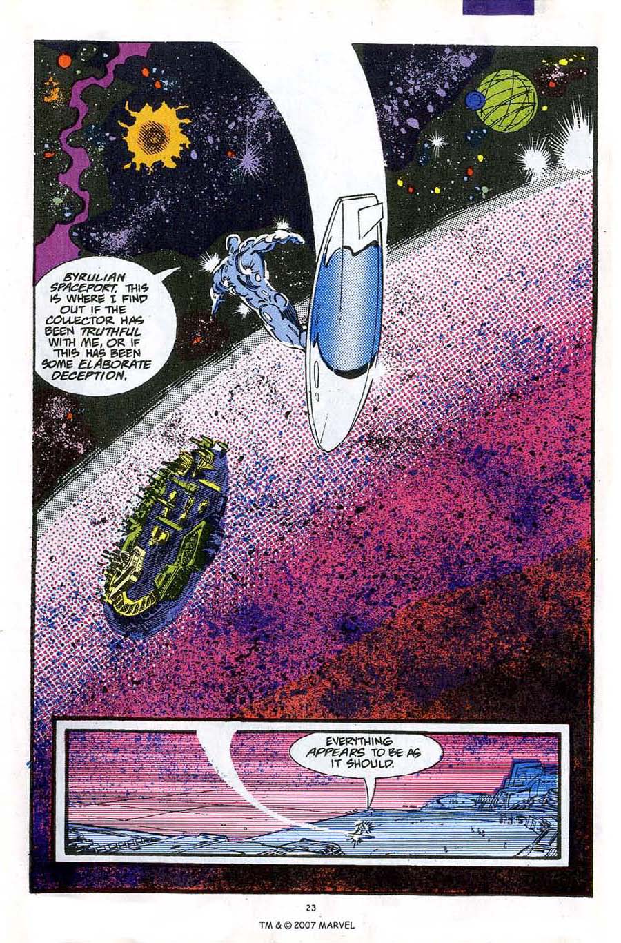 Read online Silver Surfer (1987) comic -  Issue #61 - 25