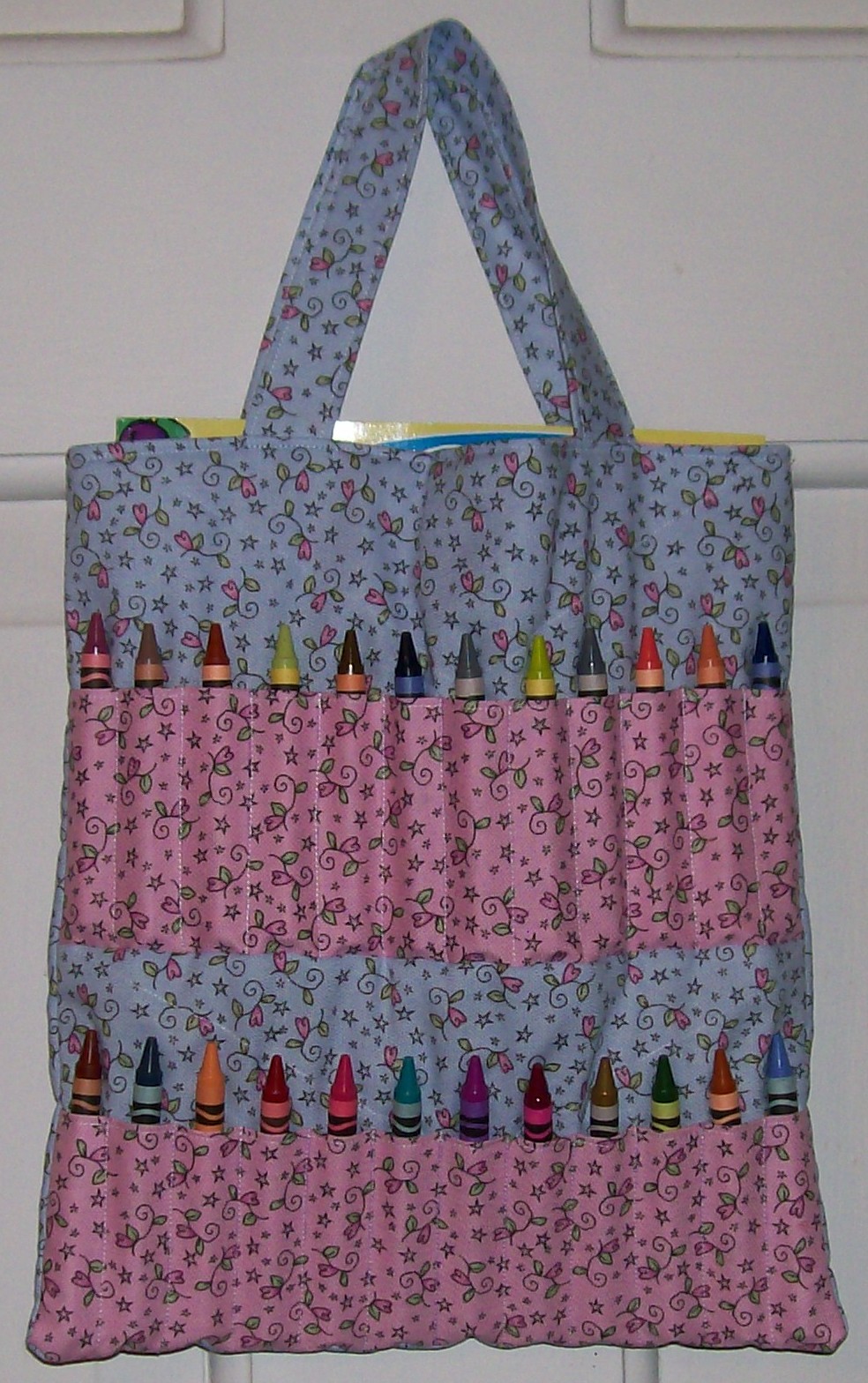 Crayon Tote Bag Patterns