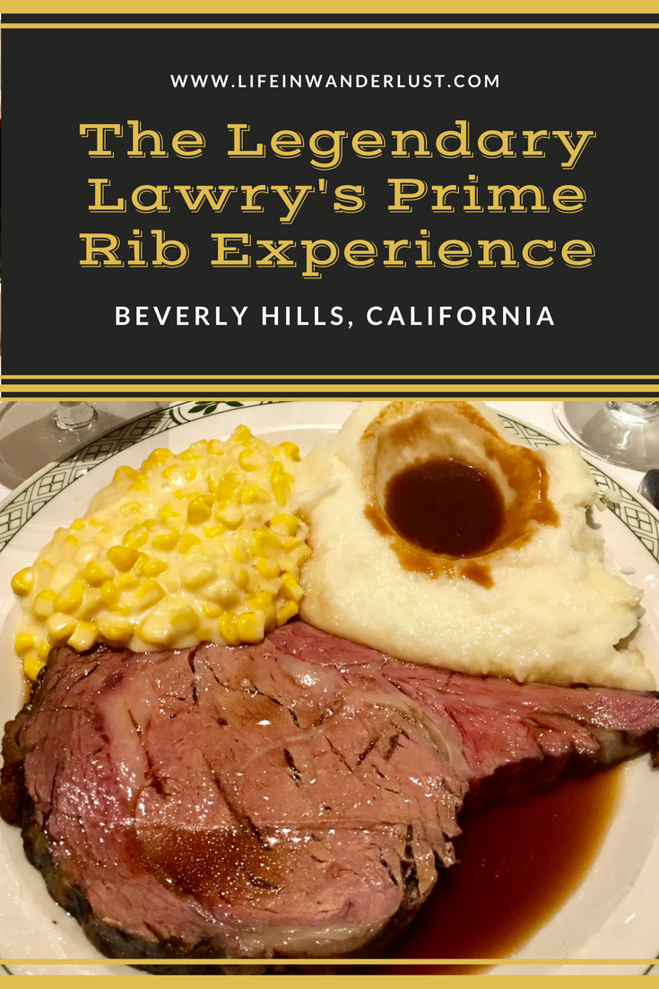 Lawry's Prime Rib Beverly Hills Review