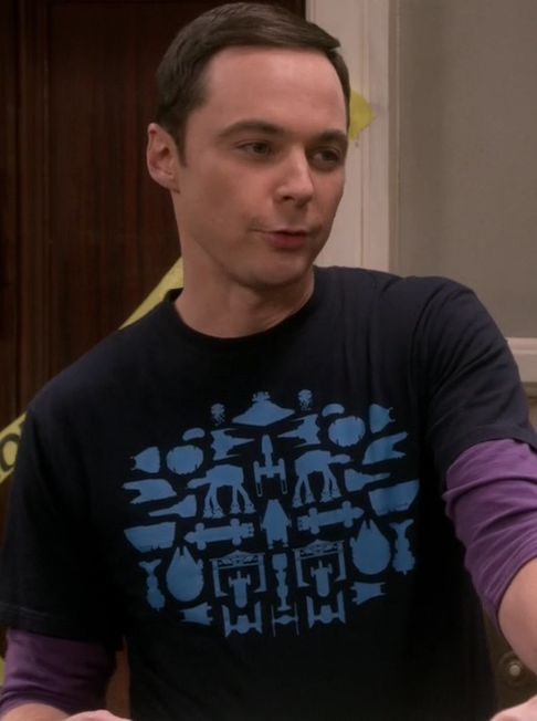 Sheldon cooper star wars shirt Clearance