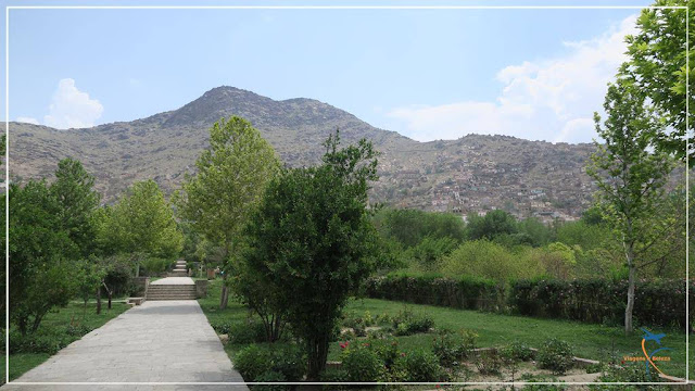 Jardins de Babur em Cabul, no Afeganistão