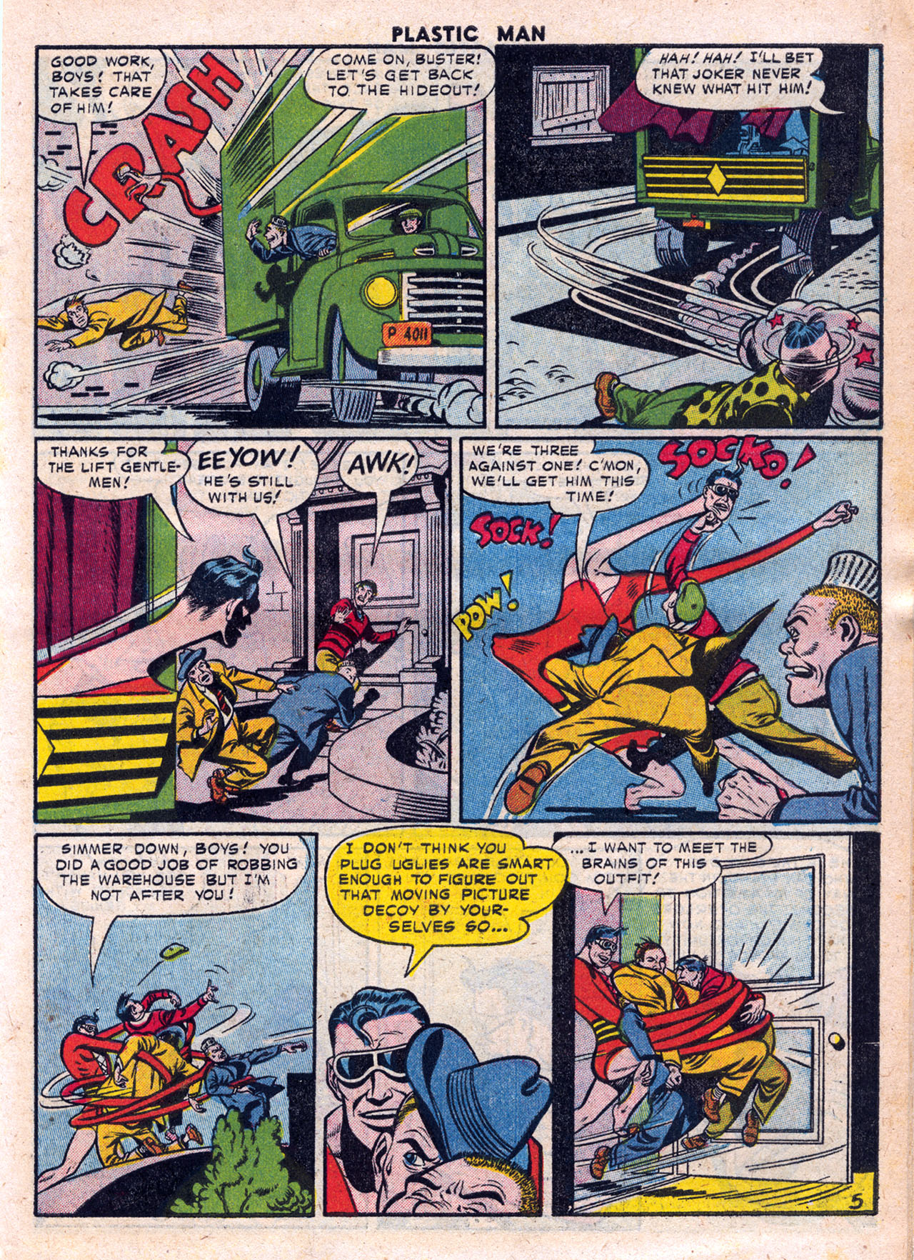 Read online Plastic Man (1943) comic -  Issue #58 - 7