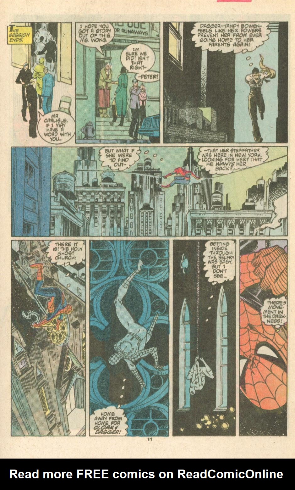 Read online Cloak and Dagger (1985) comic -  Issue #3 - 12