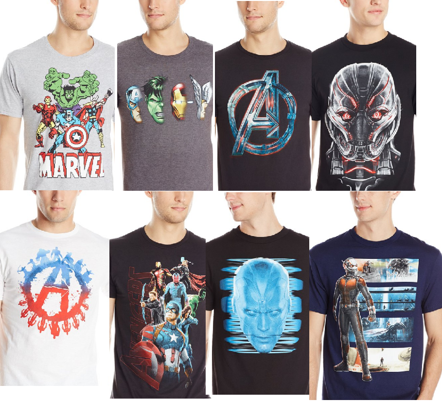 Men's Marvel T-Shirts $5.50-$6.50 (Reg $15.99) + Free Shipping With ...