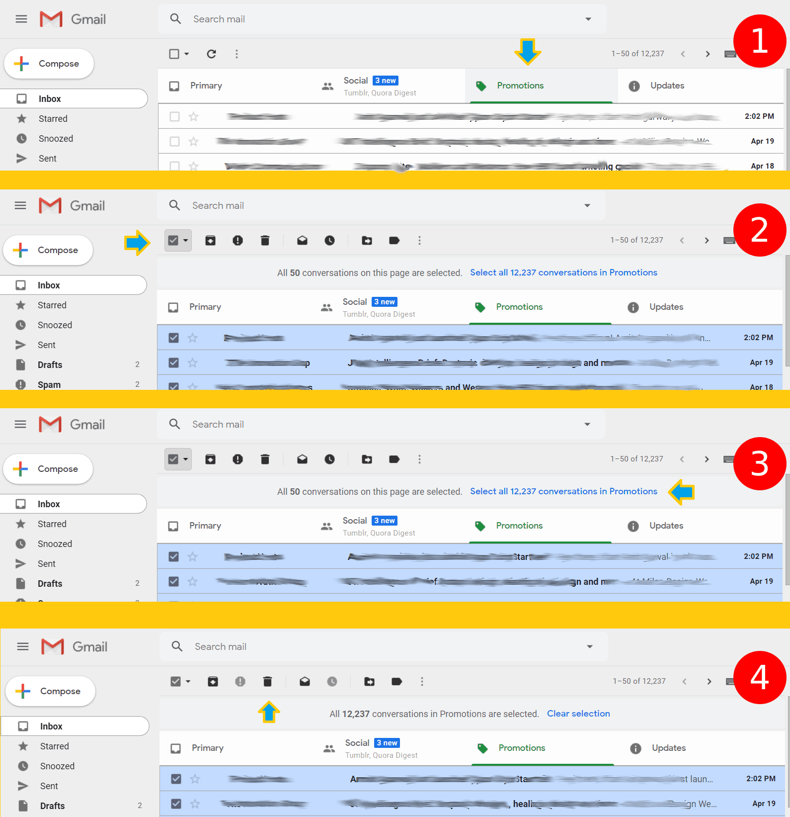 Here's how to free up some space in Gmail using a simple trick