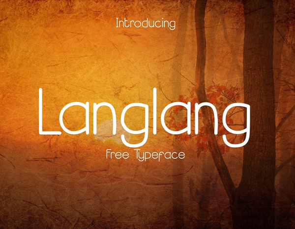 Langlang Free Font Download Font Terbaru 2018 - Langlang Free Font