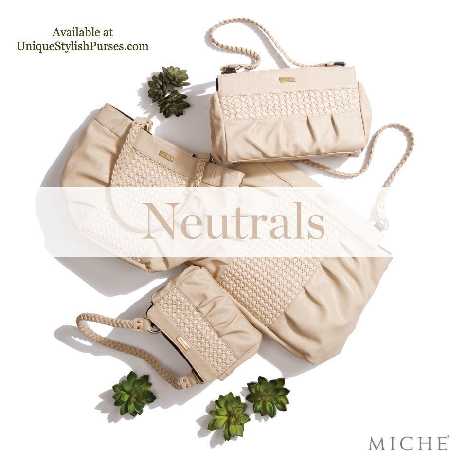 Unique Stylish Purses Miche Bags Miche Bags Neutral Colors Never go