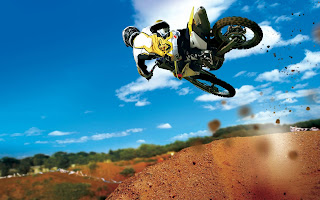 dirt bike high definition wallpaper jumping 