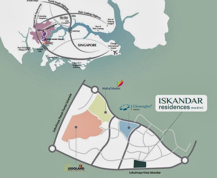 Iskandar Residences Map UrProperty.Sg