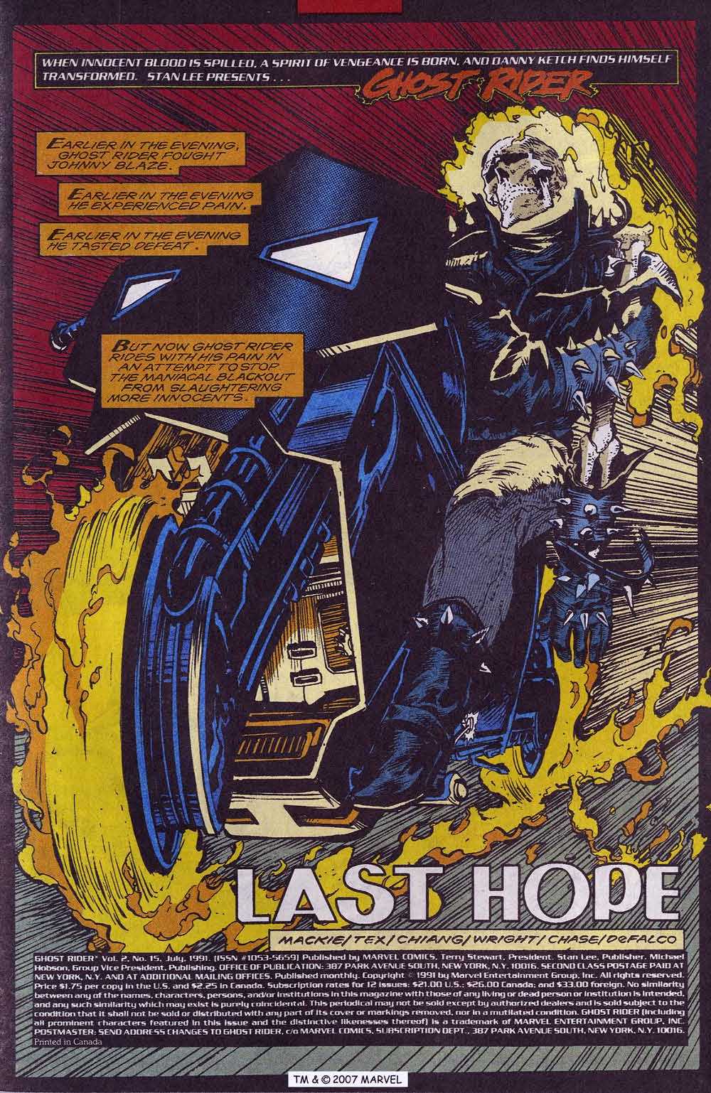 Ghost Rider (1990) Issue #15 #18 - English 3