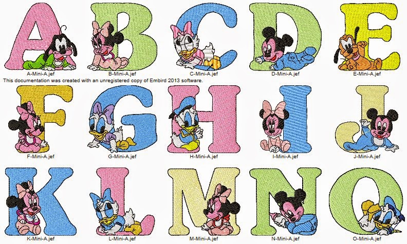 Download disney baby alphabet  download mmfcl designs embroidery Download disney baby alphabet  download mmfcl designs embroidery