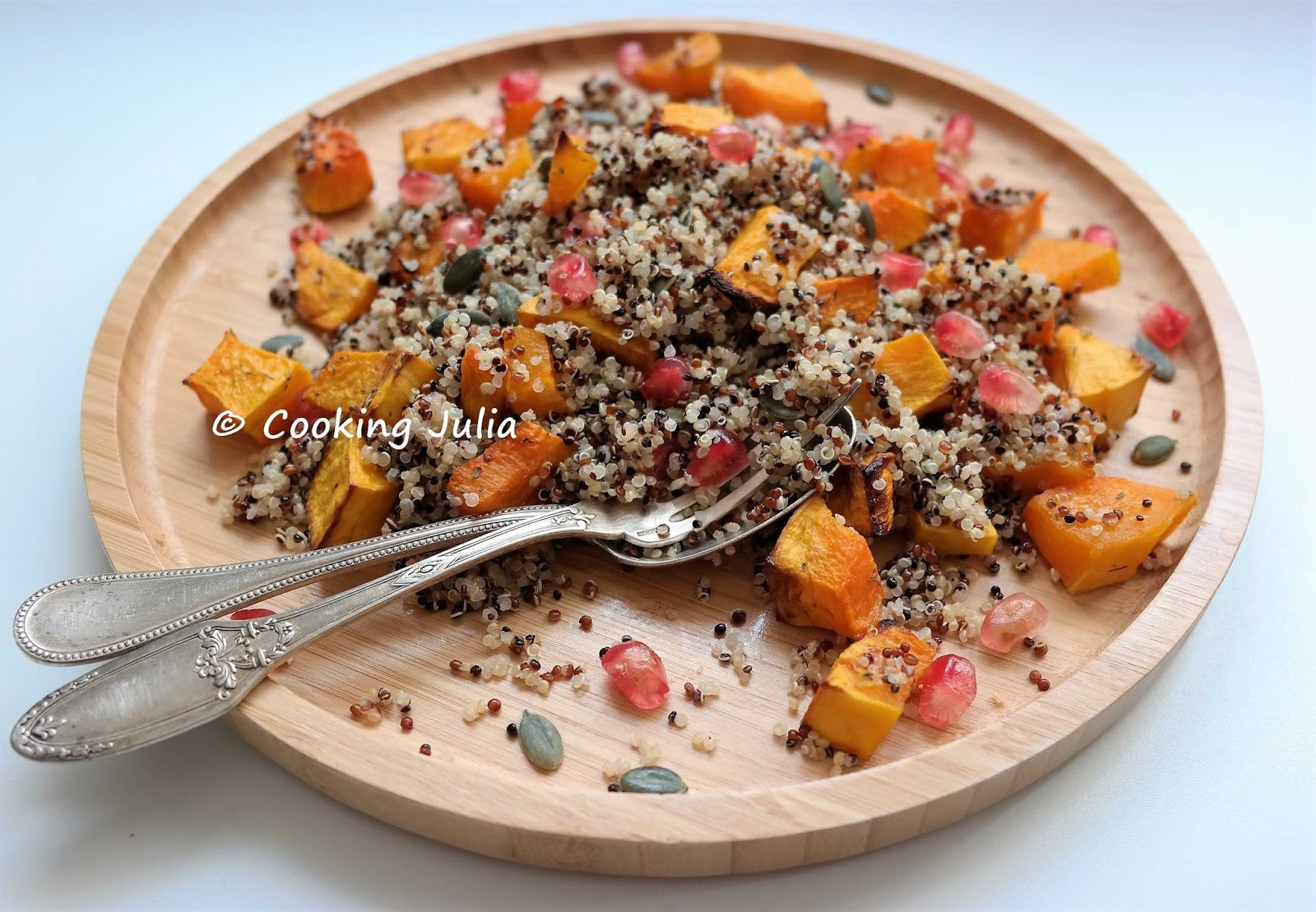 Cooking Julia Salade De Quinoa Butternut Et Grenade
