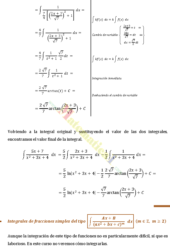INTEGRALES POR FRACCIONES PARCIALES EJERCICIOS RESUELTOS PDF INTEGRALES POR FRACCIONES PARCIALES EJERCICIOS RESUELTOS PDF