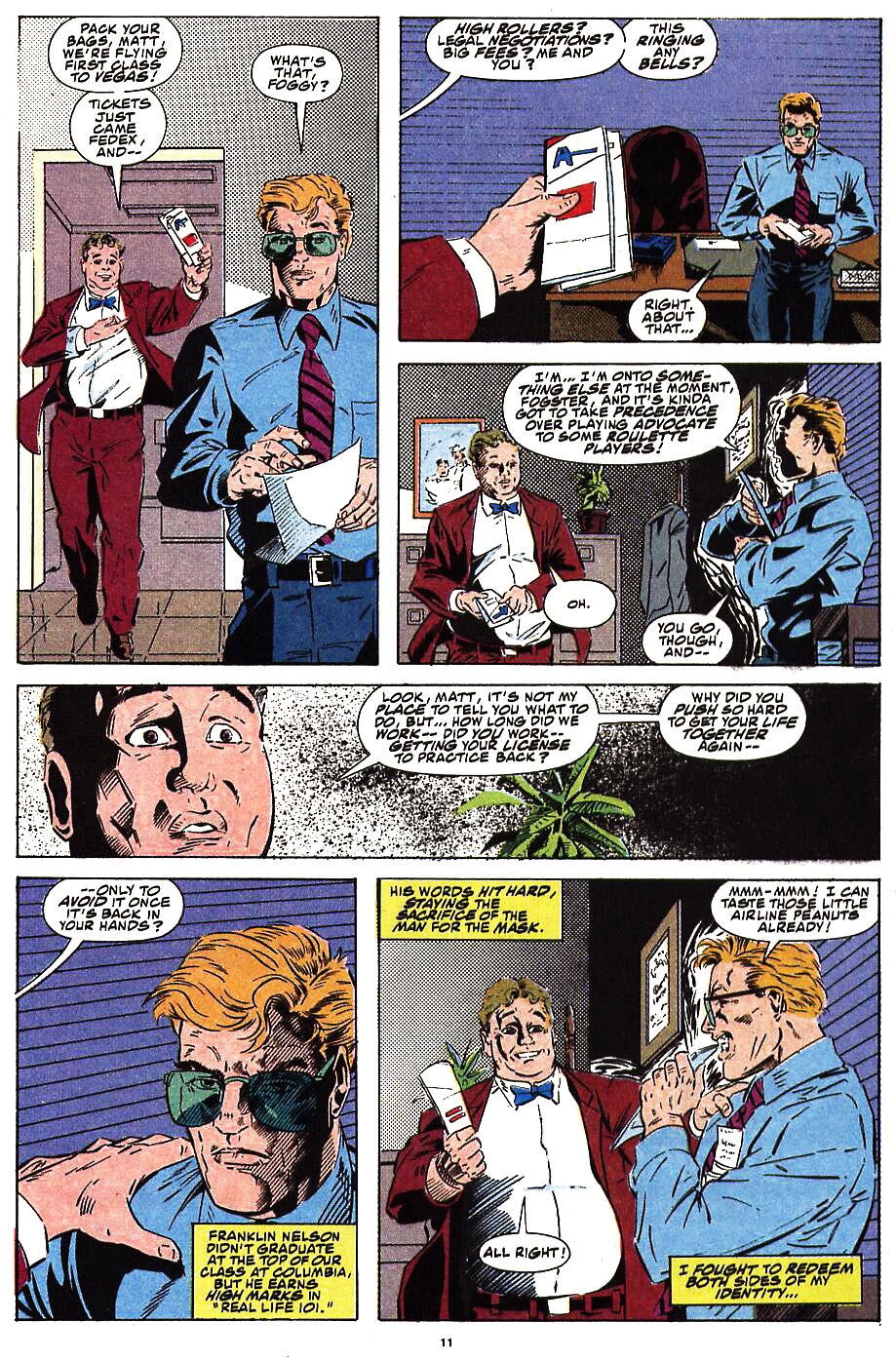 Read online Daredevil (1964) comic -  Issue #306 - 9
