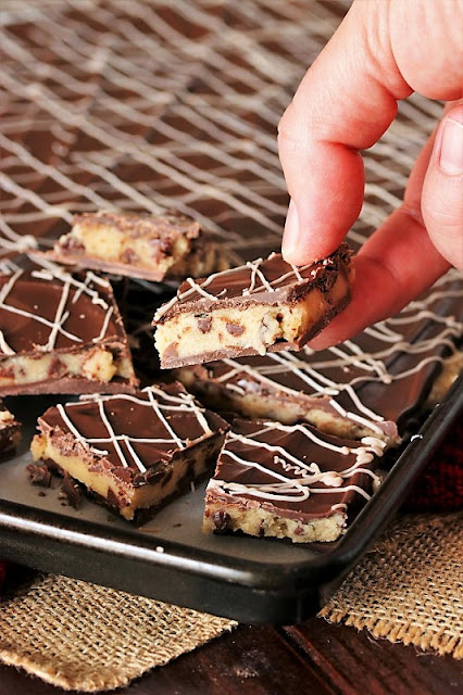 How to Make Chocolate Chip Cookie Dough Bark: Step-by-Step Image
