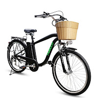 NAKTO SPARK 26" 250W E-Bike City Electric Bicycle, men's, with full electric throttle mode and pedal assist