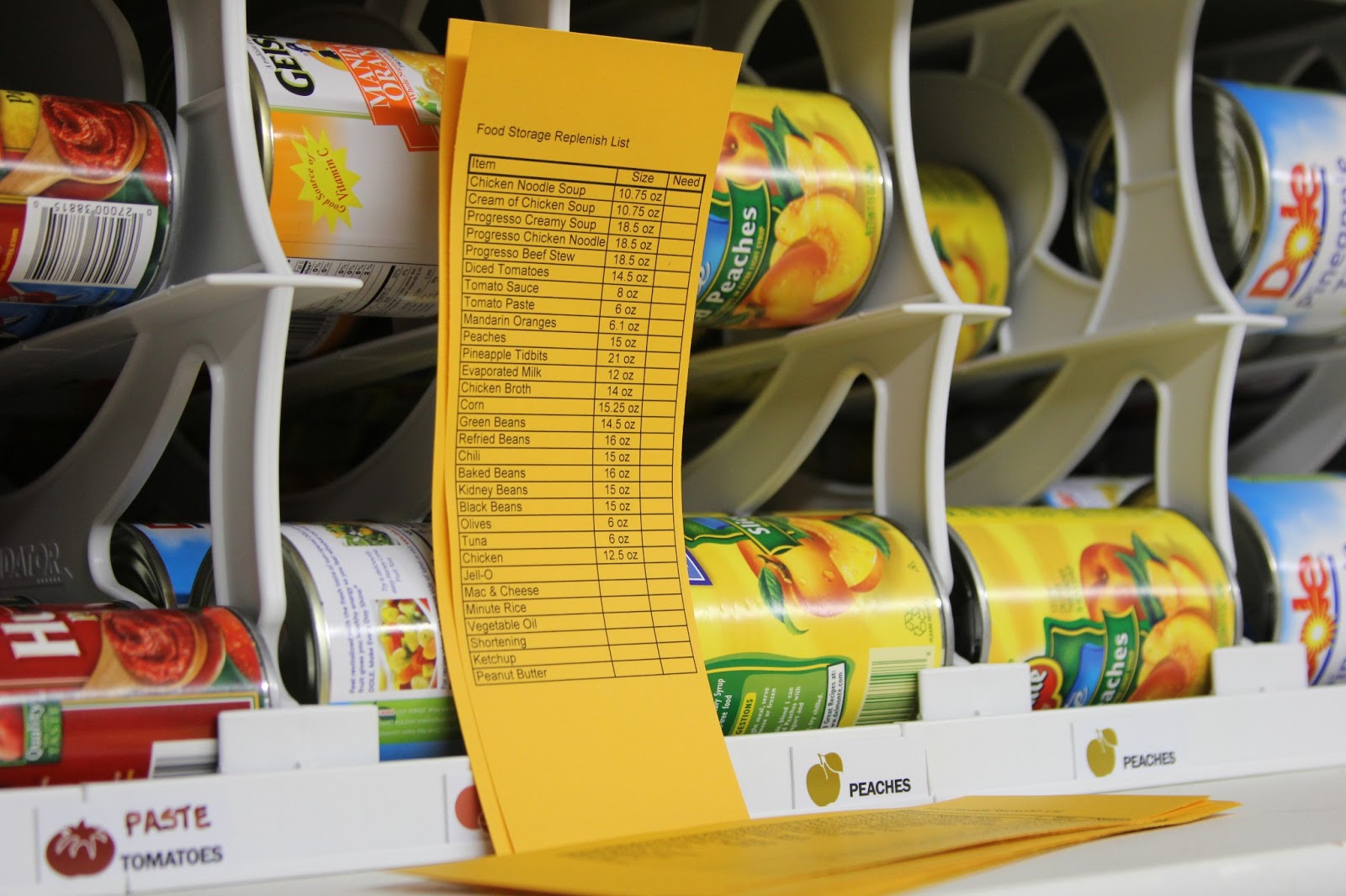 Time of Our Lives July Week 4 Canned Goods