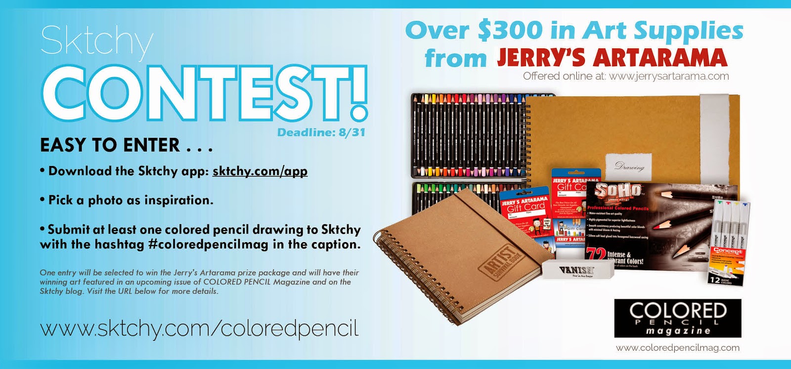 http://blog.sktchy.com/post/93107399523/contest-sharpen-your-colored-pencils
