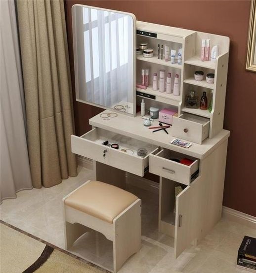 Latest 70 Modern Dressing Table Designs With Mirror For Bedroom 2019,Modern Style Bedroom Modern Dressing Table Design