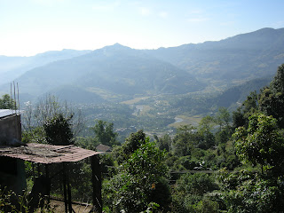 mountain view in Pokhara