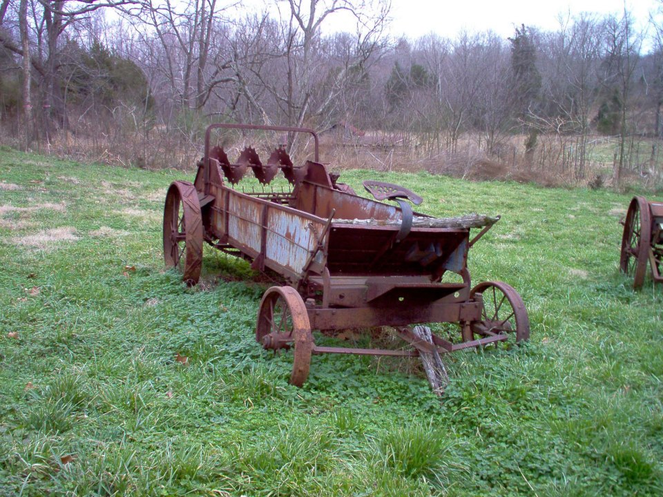 Yard Art: Beautiful Old Farm Equipment