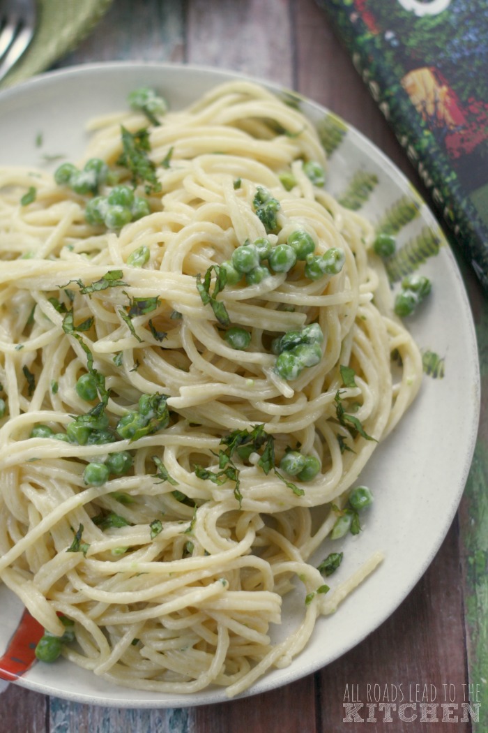 Spaghetti and Peas | The Girls in the Garden