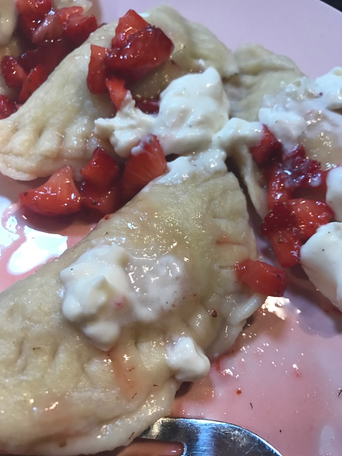 FOOds Russian Vareniki Strawberry Dumplings