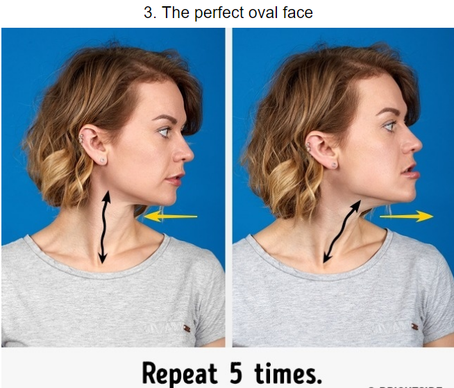 The 7 Best Exercises To Get Rid Of Double Chin