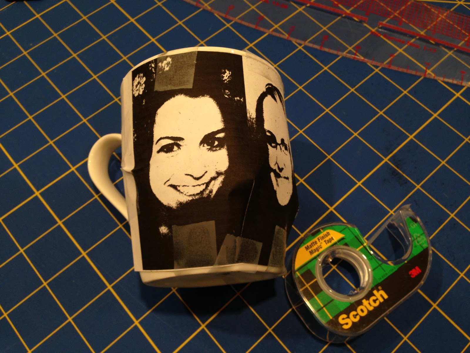 Pine Whiff House Design on a Mug with Sharpies