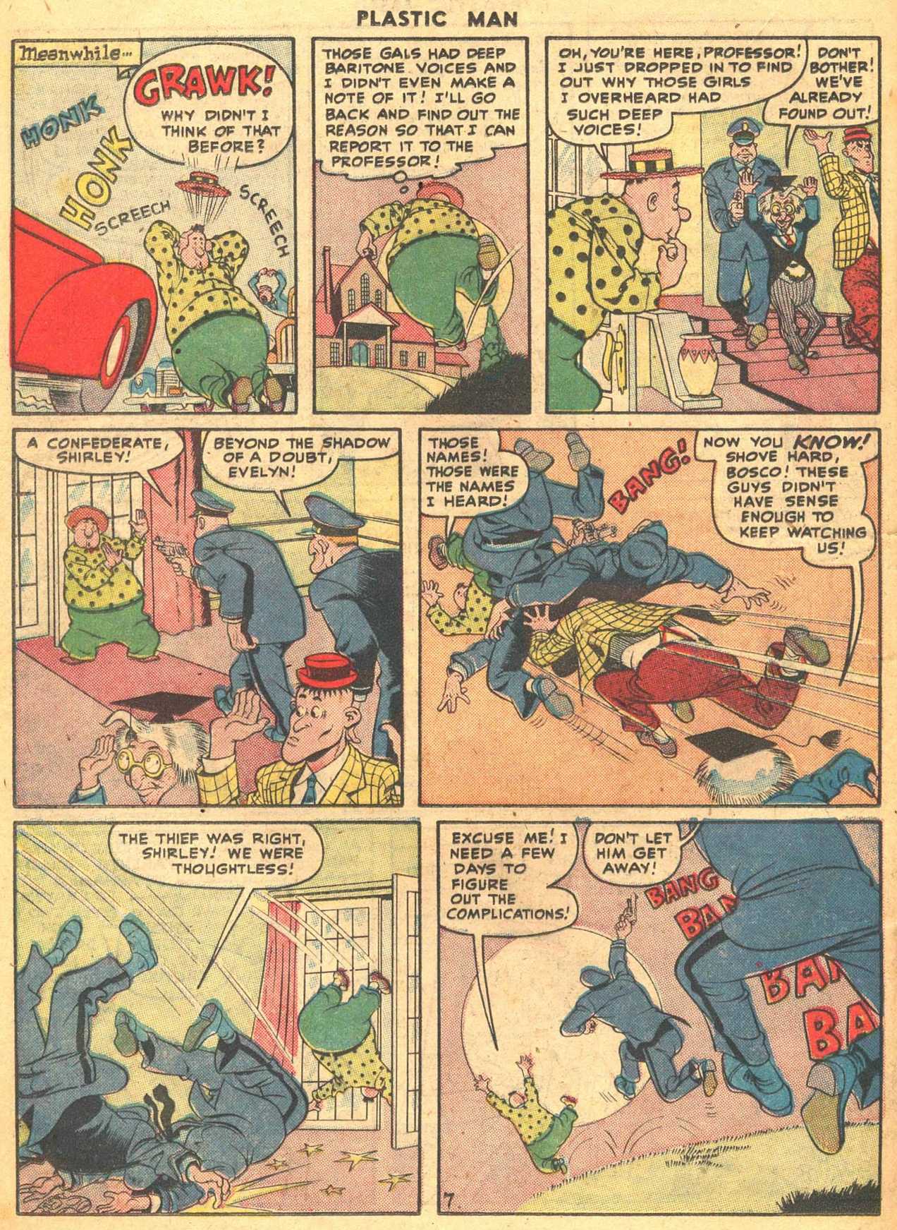 Read online Plastic Man (1943) comic -  Issue #7 - 32