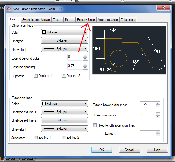 cara membuat skala di autocad