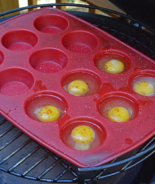 How to bake eggs on a Big Green Egg, Kamado Joe, Grill Dome, or Kong