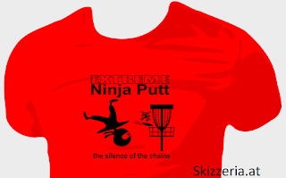 Extreme Ninja Putt Disc Golf Shirt
