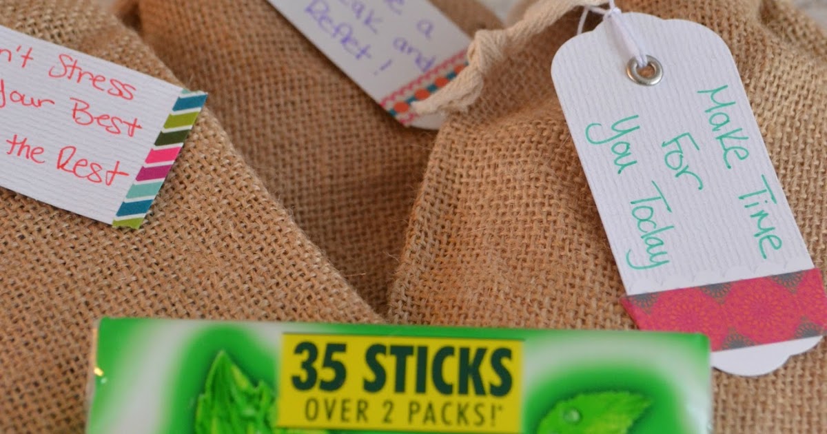 Inspirational Coworker Gift Bags with Extra® Gum Building Our Story