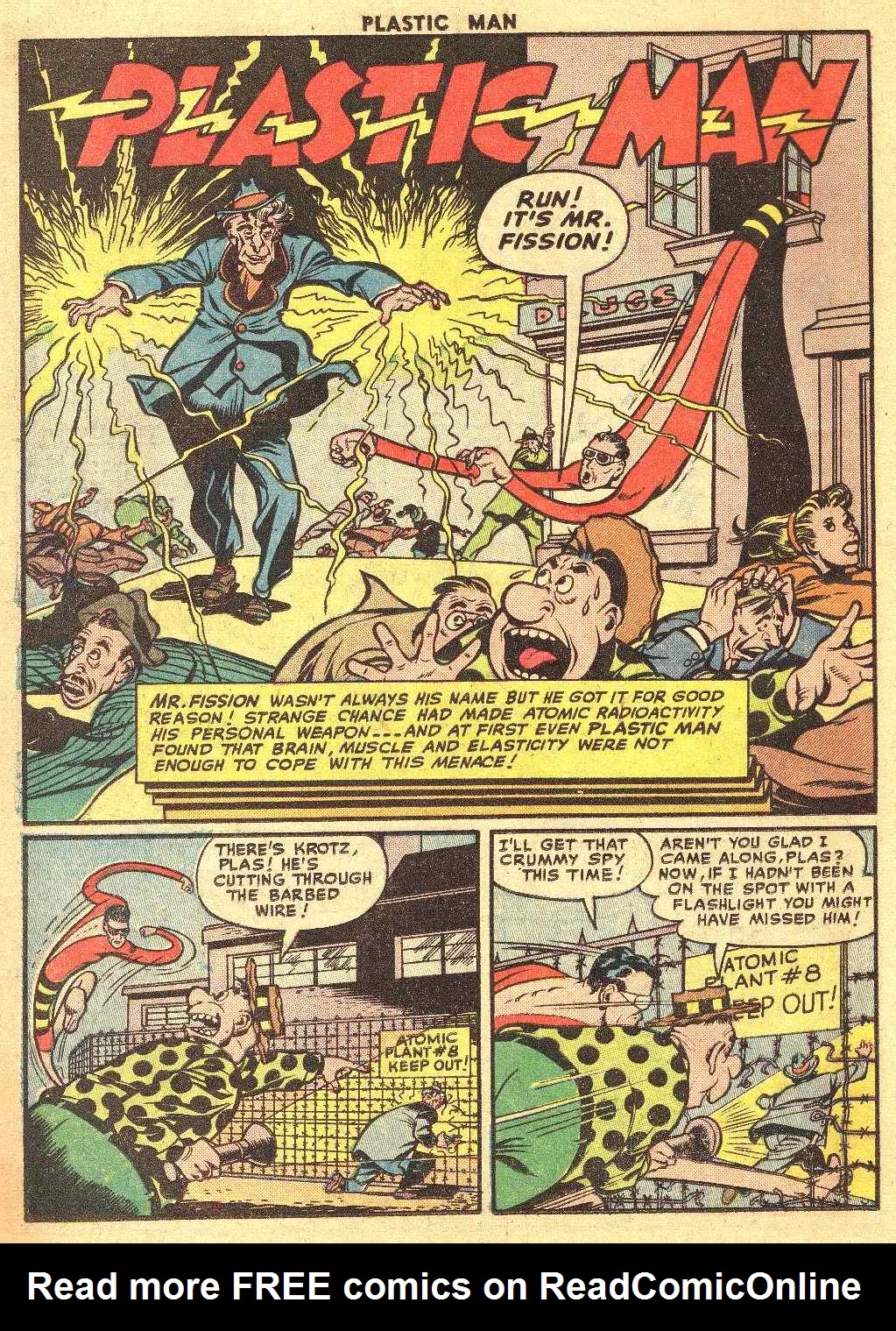 Read online Plastic Man (1943) comic -  Issue #32 - 19