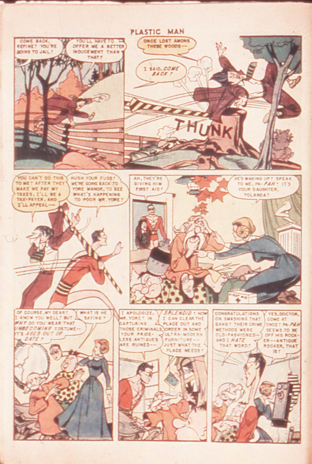 Read online Plastic Man (1943) comic -  Issue #62 - 12