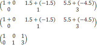 Aplicando los pasos de gauss-jordan a la solución de un sistema de ecuación en forma matricial