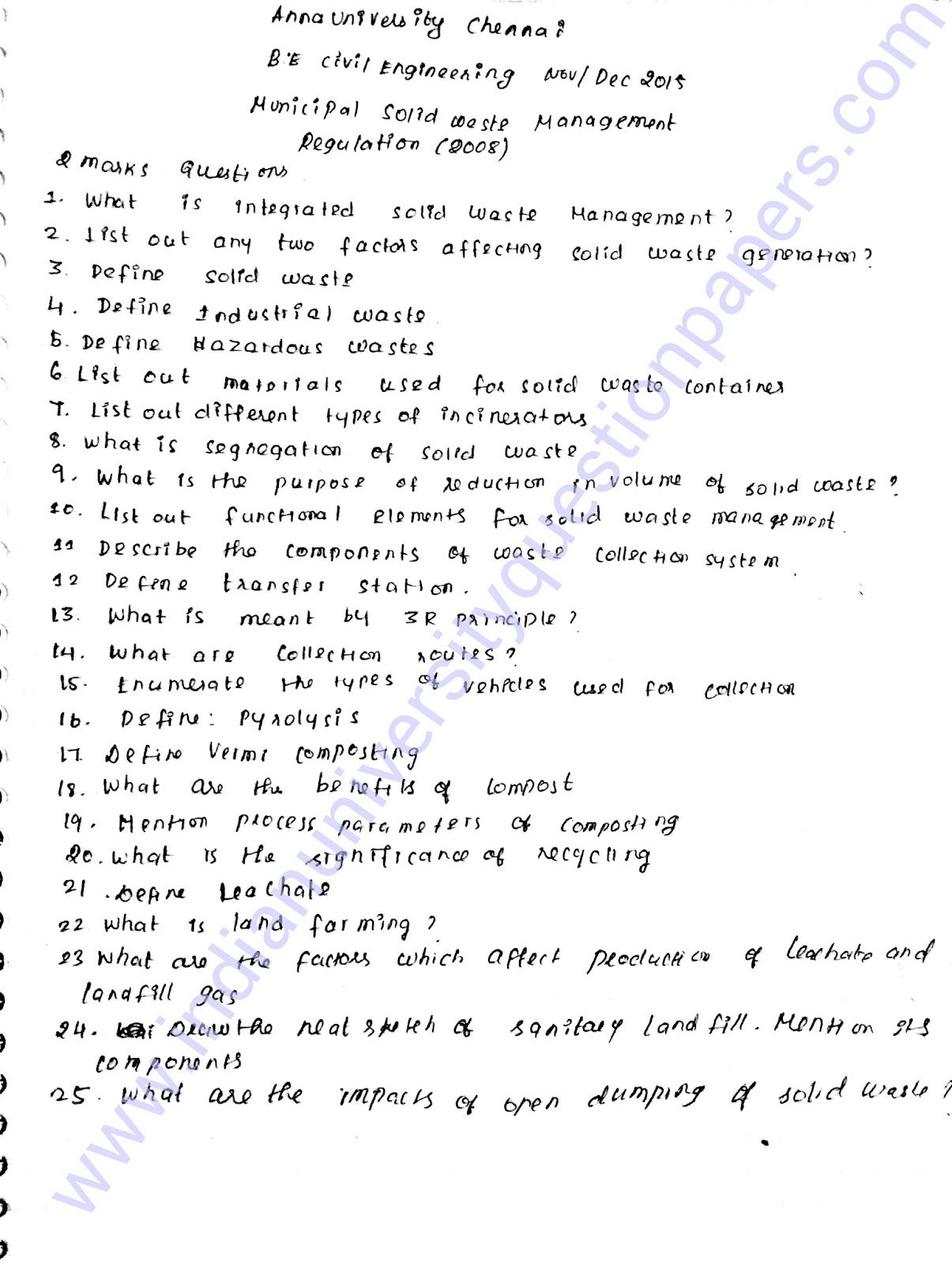 Frequently asked questions about waste management image