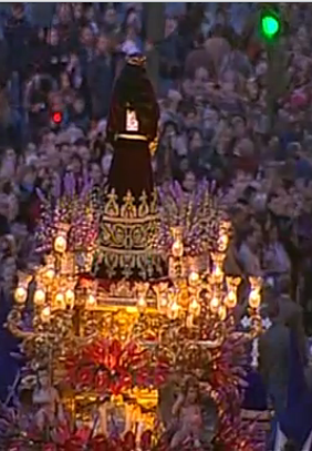 Salen de procesión Jesús de Medinaceli, La Virgen de la Dolorosa, y el Cristo de los Alabarderos