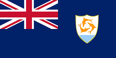 Logo Gambar Bendera Negara Anguilla PNG JPG ukuran 400 px